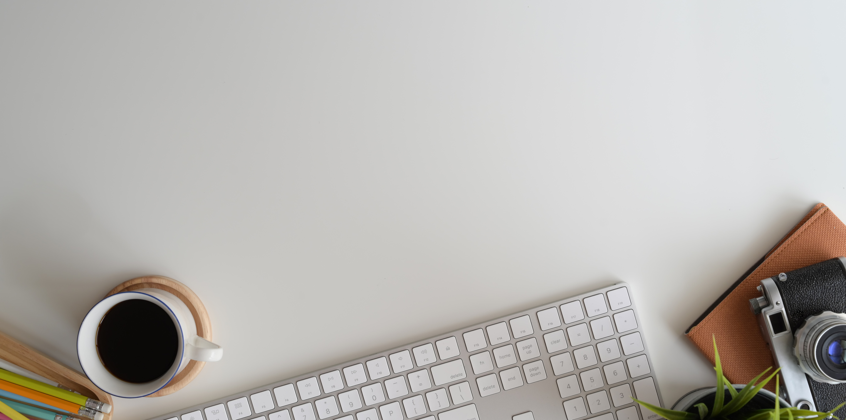 White and Silver Computer Keyboard